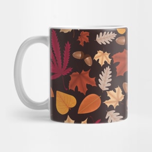 Autumn leaves design Mug